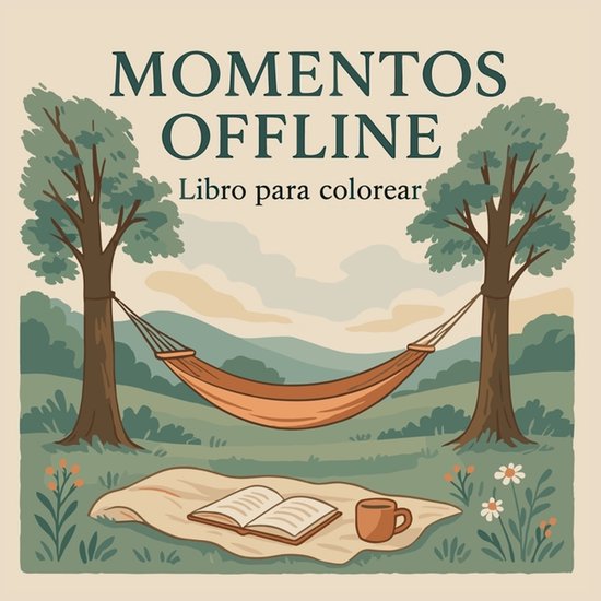 Momentos Offline - Libro para colorear - cover