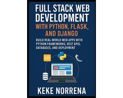 Omslag van Full Stack Web Development with Python, Flask, and Django
