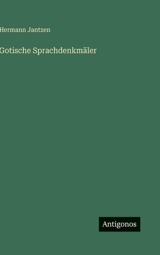 Gotische Sprachdenkmäler - cover
