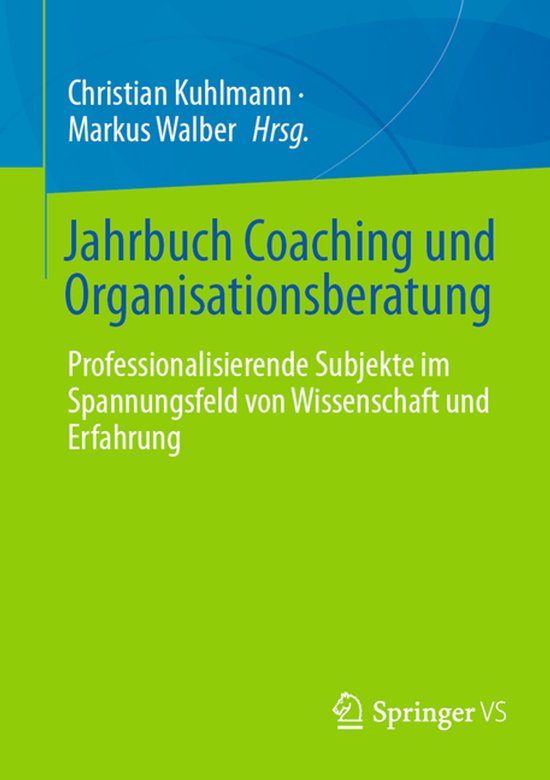 Jahrbuch Coaching und Organisationsberatung - cover