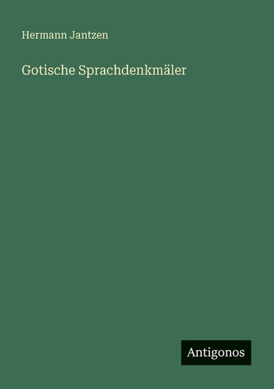 Gotische Sprachdenkmäler - cover