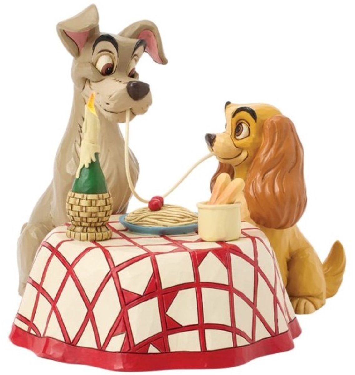 Beeld - Disney Traditions - Dinner For Two - Lady En De Vagebond
