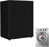 Wasmachine- En Drogerhoes Voor Buiten, Waterdichte Wasmachinehoes Met Opening Aan De Voorkant Zwart 60 X 60 X 85 Cm L Hao