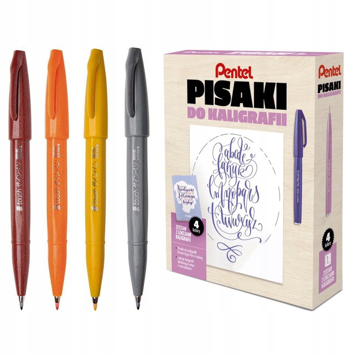 Pentel EFGN Lettering & Kalligrafie Set - Leer Handlettering