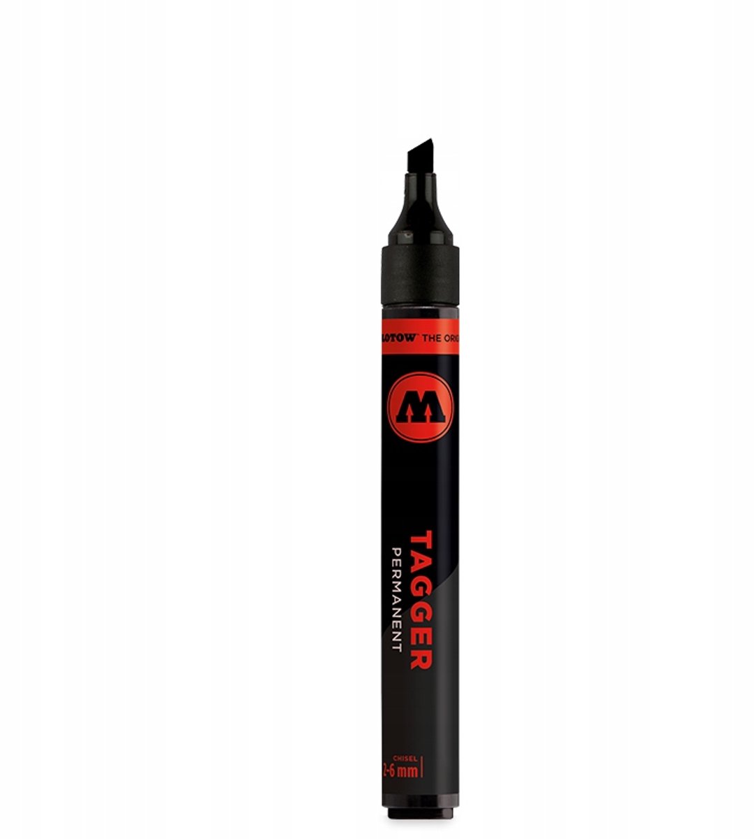 Molotow SPEEDFLOW Tagger Permanent Marker Zwart - 6mm Chisel Tip