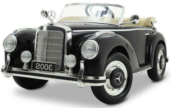 Mercedes 300S - Voiture enfant Mercedes - Monoplace - Zwart - Avec télécommande - Voiture enfant électrique