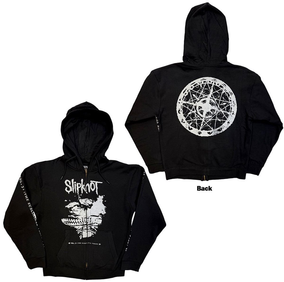 Slipknot - Subliminal Verses Vest met capuchon - S - Zwart