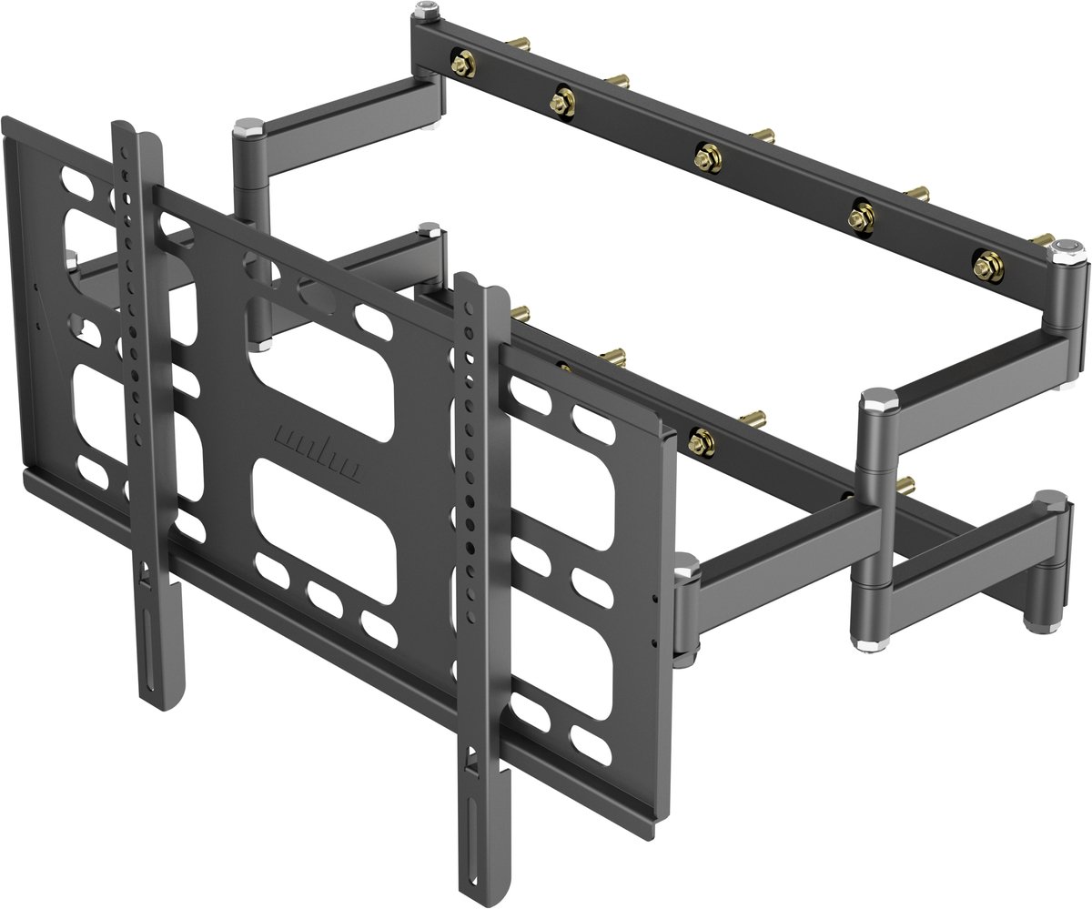 unho Zware TV Muurbeugel - voor 40-86 Inch TV's - tot 220 lbs - Muurbevestiging TV Beugel - Full Motion Max VESA 600 x 400mm - LED LCD Flat Panel Muurbeugel