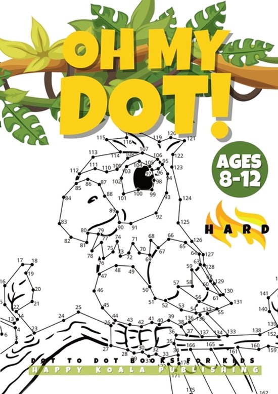 "OH MY DOT!" Dot to Dot books for kids ages 8-12 Hard - cover