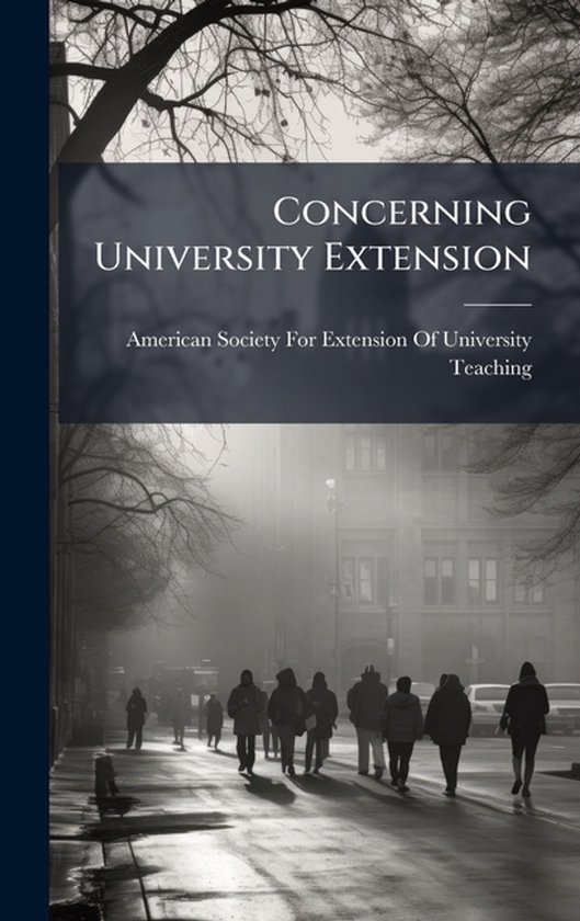 Concerning University Extension - cover