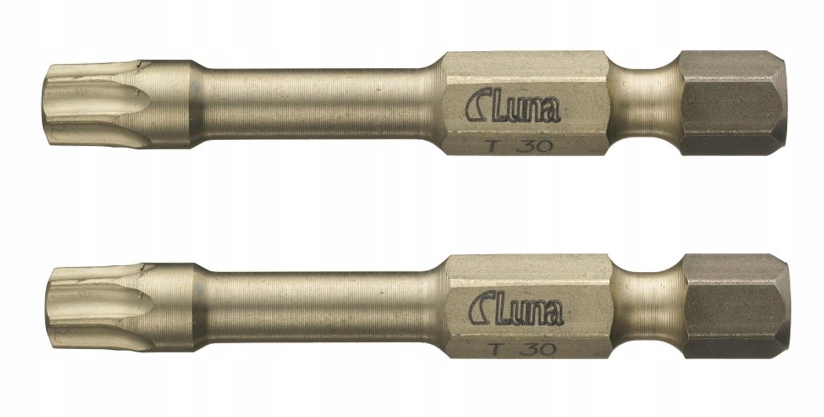 Luna Prime Torsiebit TX30 50mm (2 stuks)