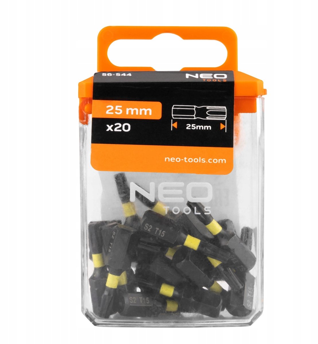 NEO TOOLS Slagboren TX15 x 25 mm, 20 stuks, Staal S2
