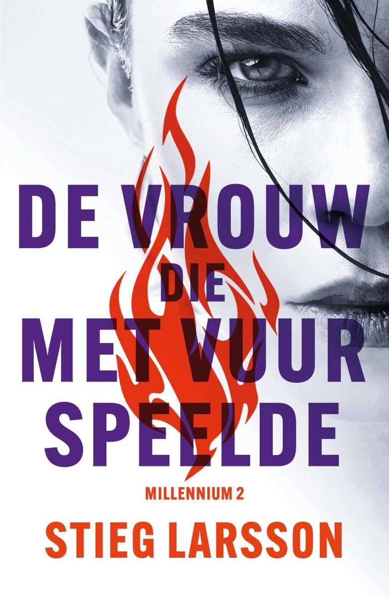 Omslag van De Millennium Trilogie #2 - De vrouw die met vuur speelde