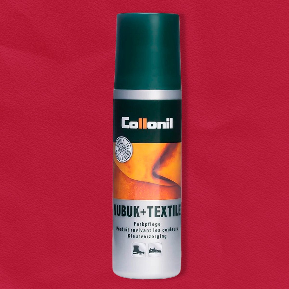 Collonil Nubuck + Textile | Frist kleuren op | Geschikt voor: Suède, Nubuck & Textiel | Kleur: Rood | 100ml