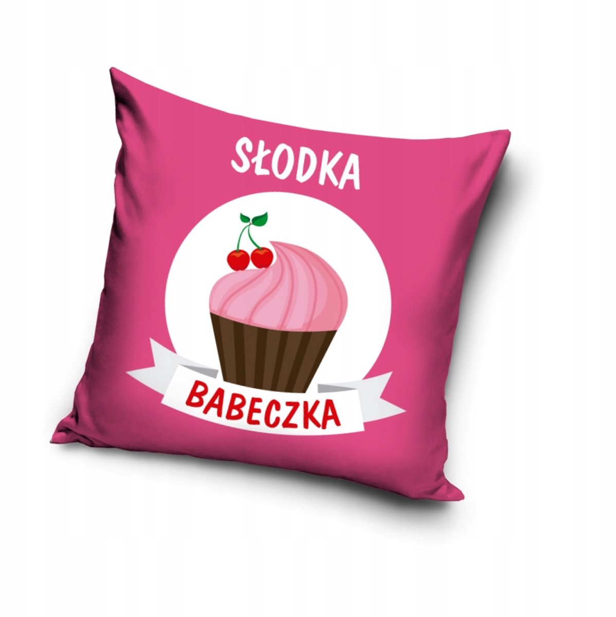Decoratieve Kussenhoes 40x40 cm - Zoete Cupcake Print