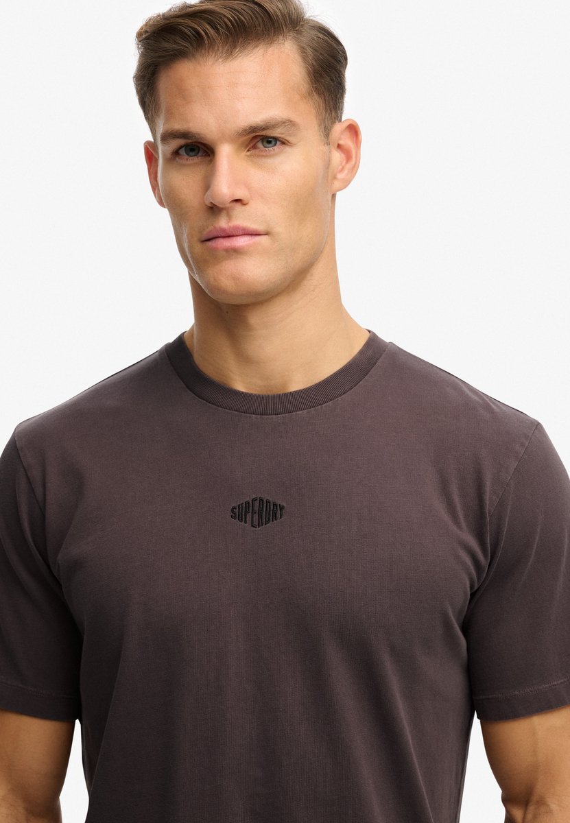 Superdry Micro Logo T-shirt Heren T-shirts Grijs