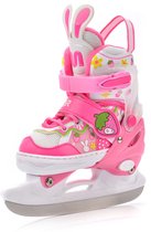 Meteor Bunny - Patins à roues alignées 4 en 1 - Taille S 30-33 - Patins à roues alignées et patins à roulettes - Ajustables