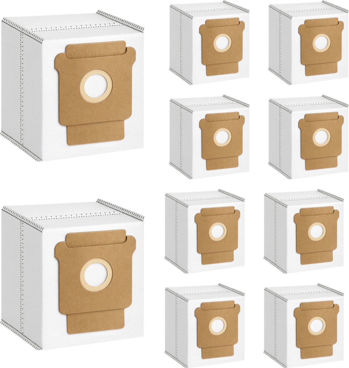 Stofzuigerzak voor iRobot Roomba Combo 105 / 405 Plus / 505 Plus / Max 705 stofzakken voor schone basis [Set 10]