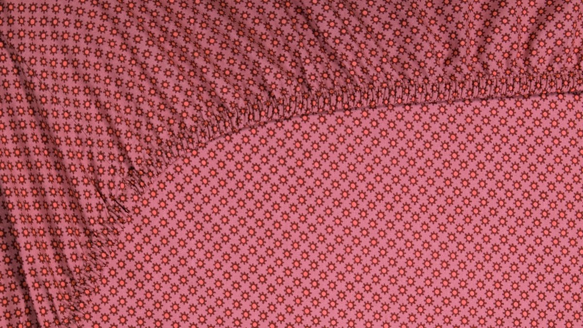 Pip Studio katoen - Hoeslaken - 180 x 200 cm Pocket depth 35 cm - Terra