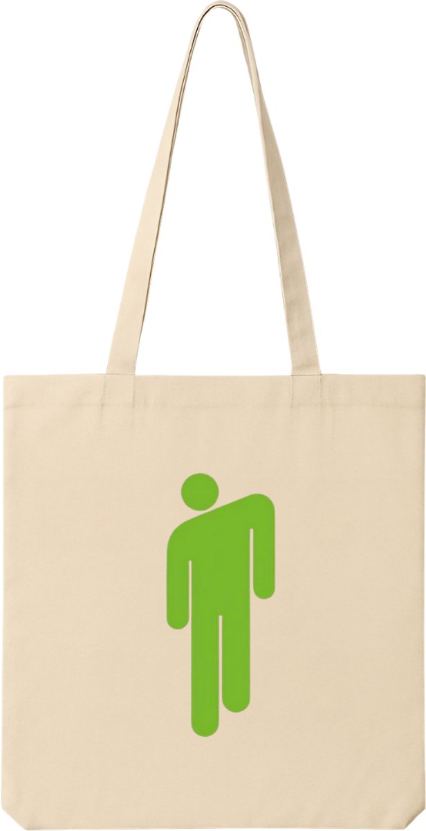 Billie Eilish - Merch - Tote Bag - Katoenen Draagtas - Unisex - Beige - Billie Eilish merch