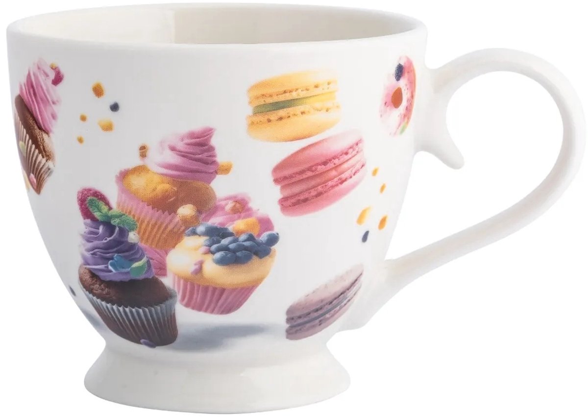 Altom Design "Słodkości" Porseleinen Mok 400ml - Koffie & Thee