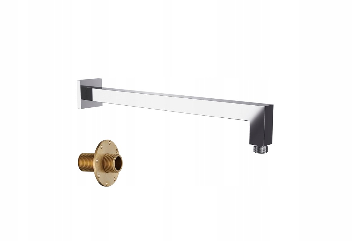 Douchearm Vierkant 400mm Chroom Glans Excellent