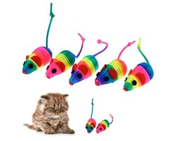 Katten Speelgoed Met Rammelstenen | Speelmuizen | Speel Muisje | 1 STUKS