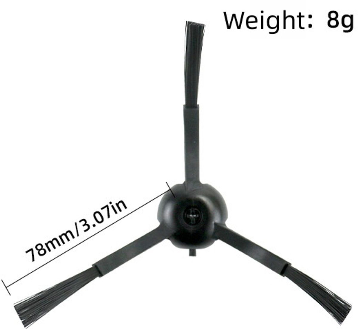 Vervangende Onderdelen - 5-Delige - Geschikt voor Tapo RV20 Max Plus/Tapo RV20 Max/Tapo RV30 Max Plus/Tapo RV30 Max Robotstofzuiger - 1 Rolborstel, 2 Zijborstels, 2 HEPA-Filters - Accessoireset — afbeelding 3