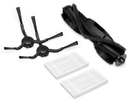 Vervangende Onderdelen - 5-Delige - Geschikt voor Tapo RV20 Max Plus/Tapo RV20 Max/Tapo RV30 Max Plus/Tapo RV30 Max Robotstofzuiger - 1 Rolborstel, 2 Zijborstels, 2 HEPA-Filters - Accessoireset