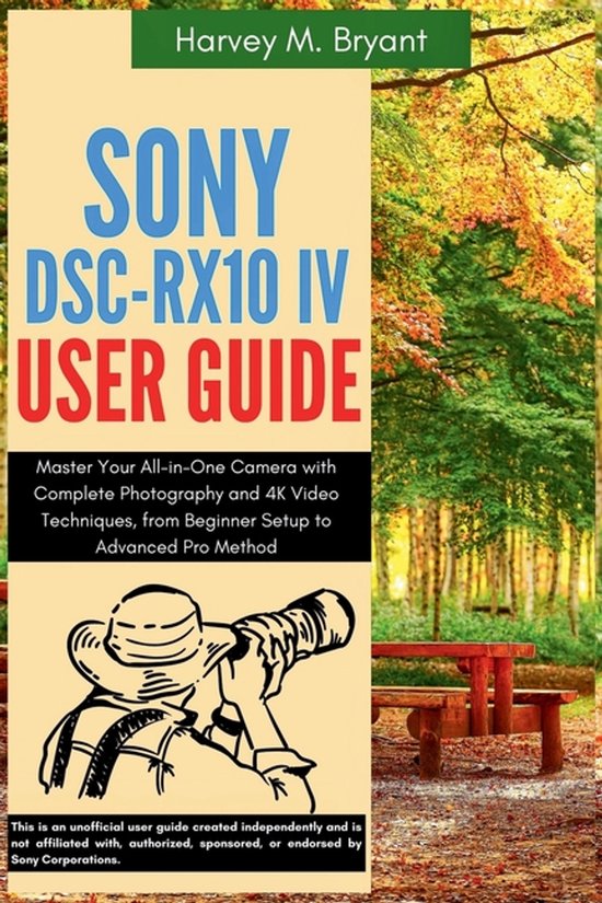Sony DSC-RX10 IV User Guide - cover