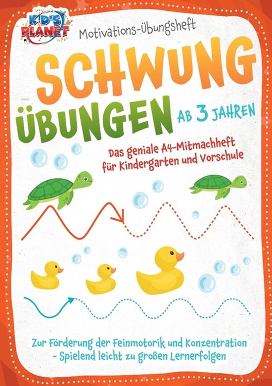 Motivations-Übungsheft! Schwungübungen ab 3 Jahren - cover