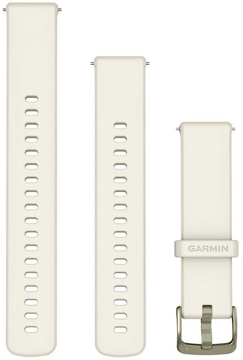 Garmin Quick Release 18 Mm Siliconen Bandje Zilver