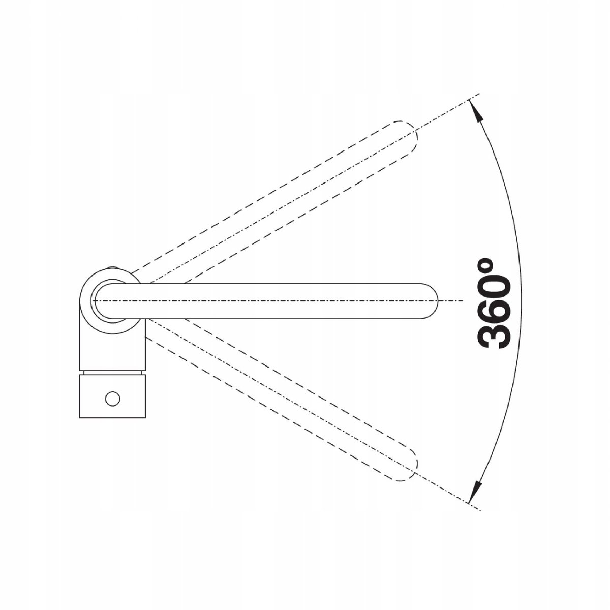 BLANCO Mili Keukenmengkraan Wit 523107