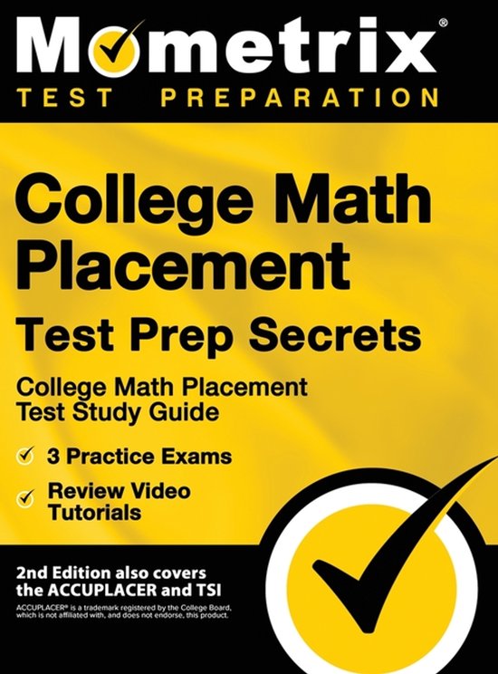 College Math Placement Test Prep Secrets - College Math Plac ... - cover