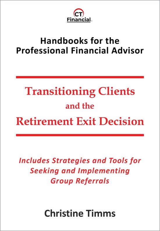 Handbooks for the Professional Financial Advisor - Transitio ... - cover