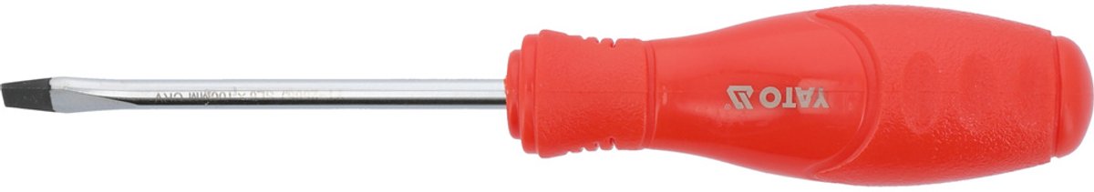 Yato Platte Schroevendraaier 6x100mm CrV 6150, Magnetische Punt