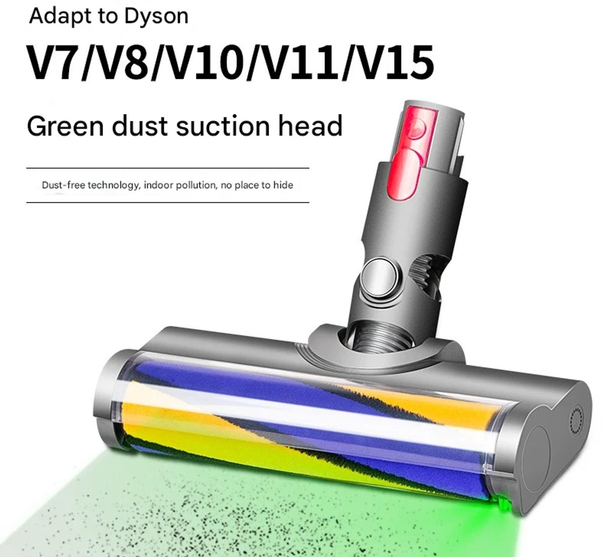 Geschikt voor Dyson V7V8V10V11V15V8slim onderdelen voor stofzuigers zuignap zuignap bodemborstel voor stofzuigers accessoires voor het vervangen van stofzuigers 1 stuk