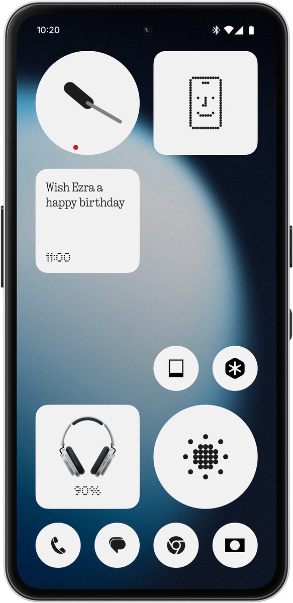 Nothing Phone (3a) Lite - 8GB/128GB - Wit – foto 2