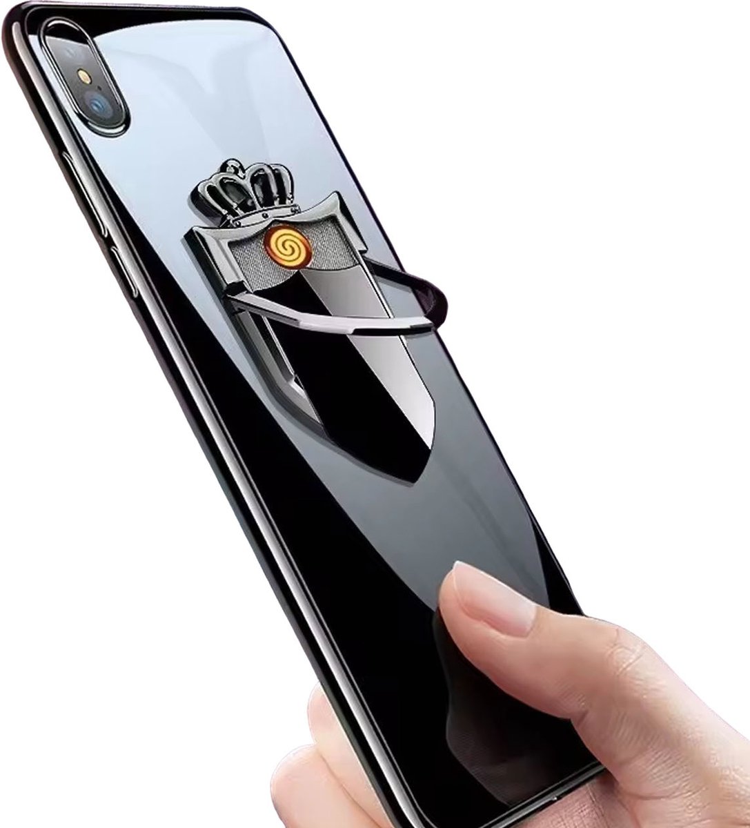 USB Aansteker op telefoon - Handig - Leuke en nuttige aansteker - Cadeau - Pocketsize
