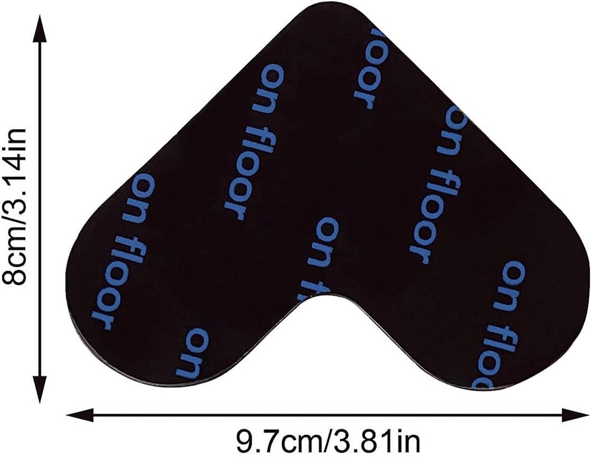 Tapijt Grippers 10 Stks, [ Geen residu en Herbruikbaar ], Washable Anti Curling Tapijt Stopper Pads, Antislip Tapijt Hoek Sticker, Anti-krullende tapijtgrijper, Tapijtstickers, Tapijtgrijper