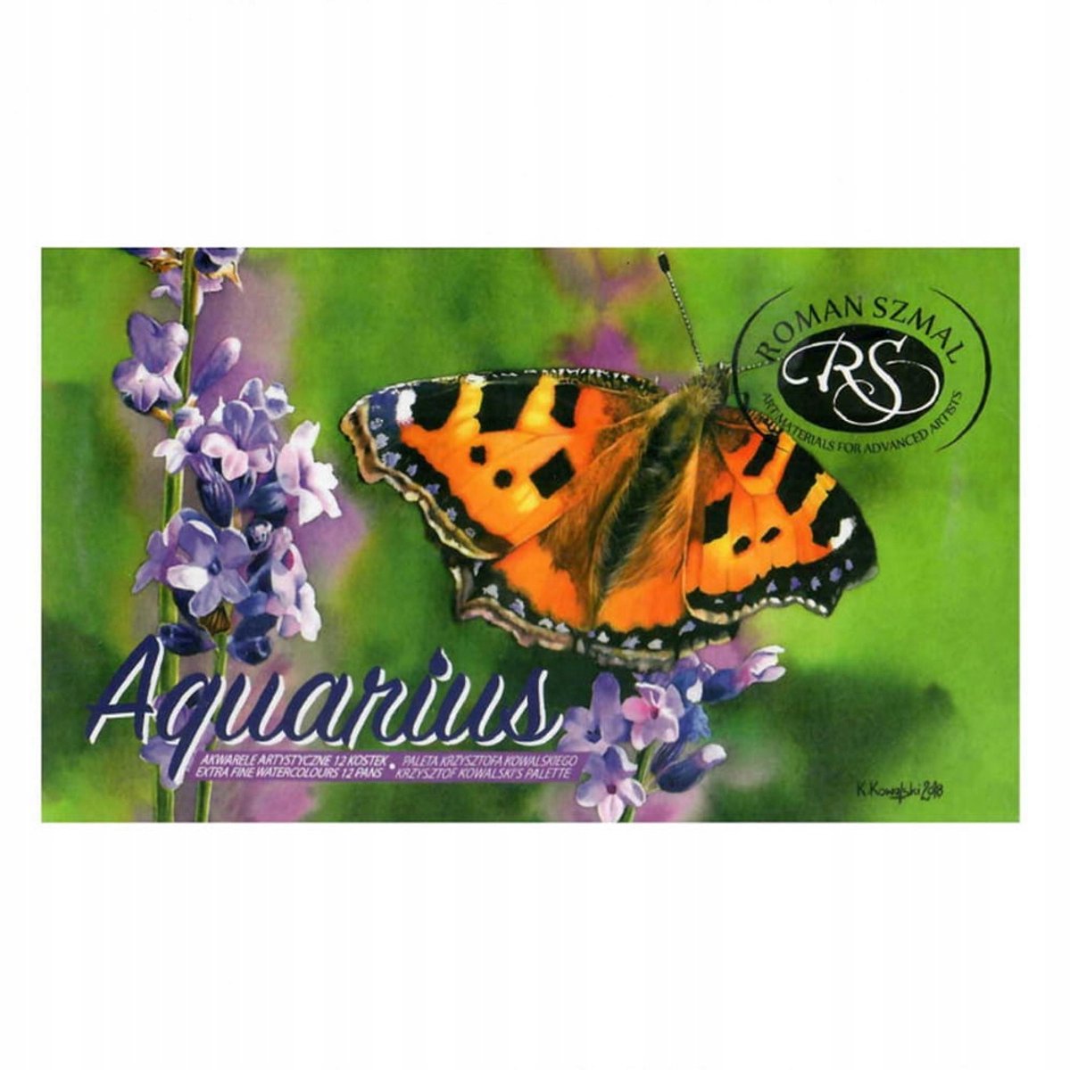 Aquarius Aquarelverf Set Krzysztof Kowalski 12 Kleuren