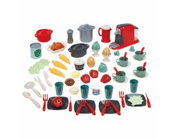 Ecoiffier 100% Chef Servies in Opbergbox - 70dlg.