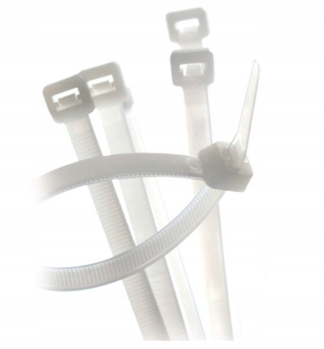 Witte Kabelbinders GT-370IC 370x3,6 mm (100 stuks)