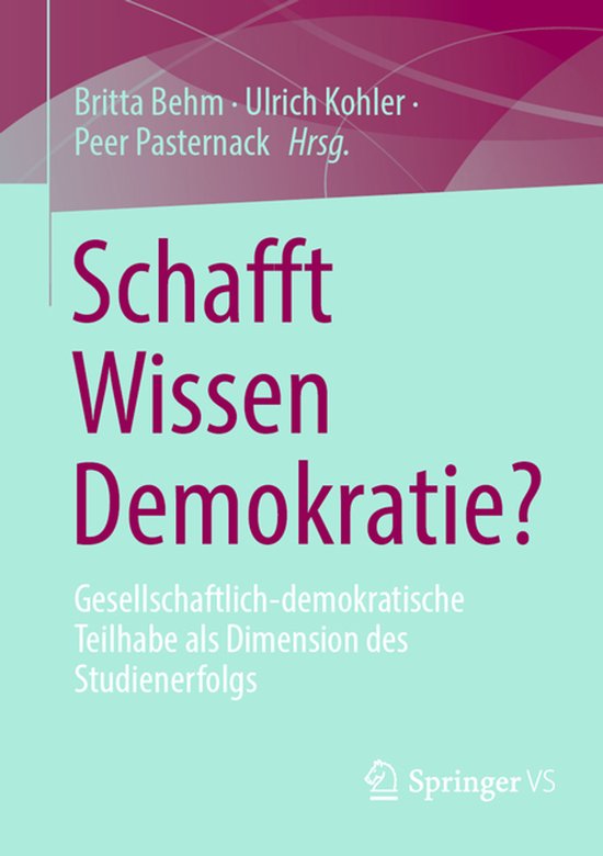 Schafft Wissen Demokratie? - cover