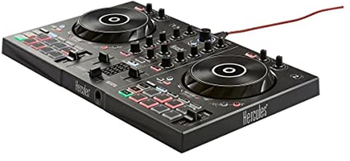DJ controller met Digital Vinyl System (DVS) voor scratchen