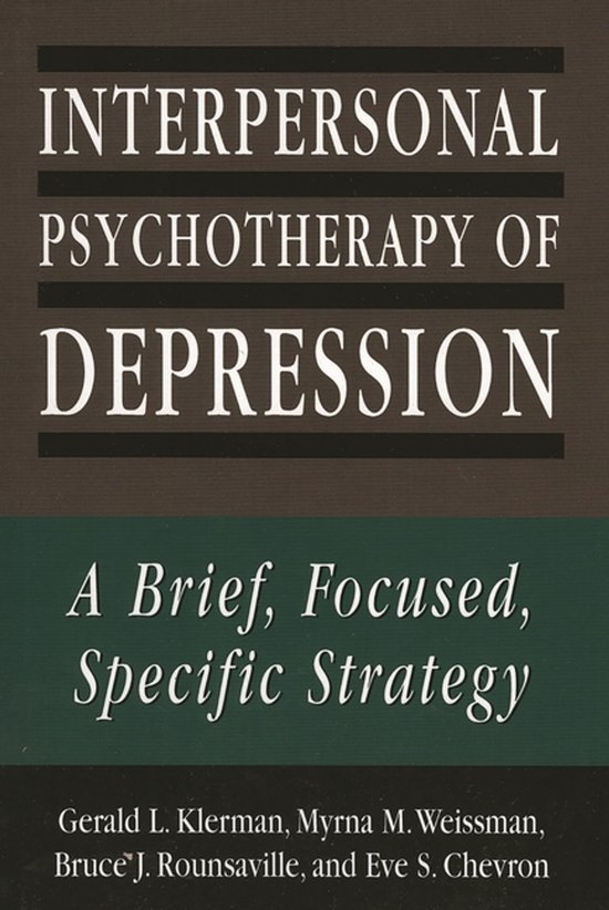 Foto: Interpersonal psychotherapy of depression