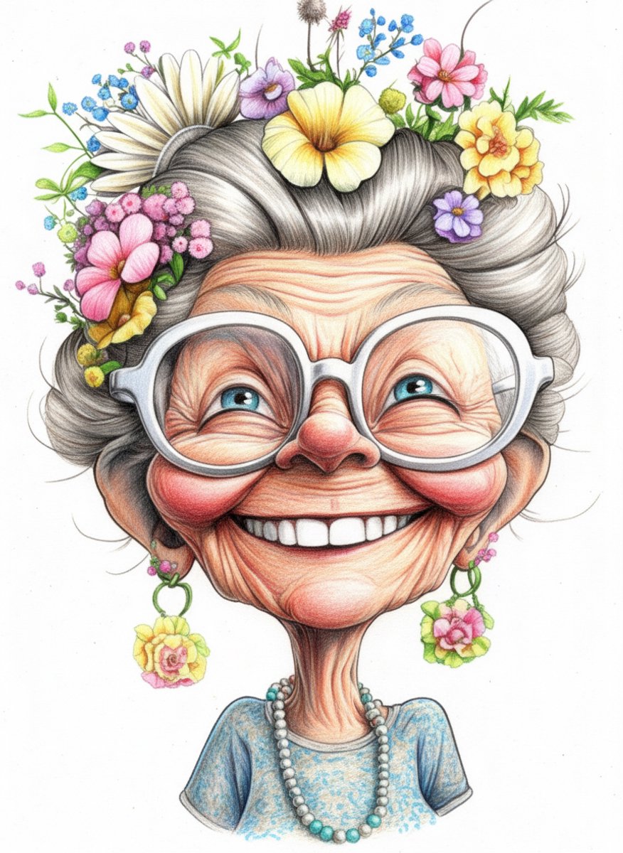 KleurLab® - Kleurboek voor Volwassenen - Vrolijke Oma's - Fantasy en Humor - 48 Kleurplaten op A4 Formaat - Enkelzijdig bedrukt — afbeelding 12