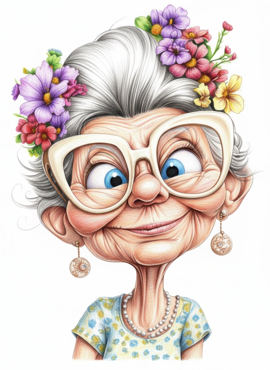 KleurLab® - Kleurboek voor Volwassenen - Vrolijke Oma's - Fantasy en Humor - 48 Kleurplaten op A4 Formaat - Enkelzijdig bedrukt — afbeelding 13