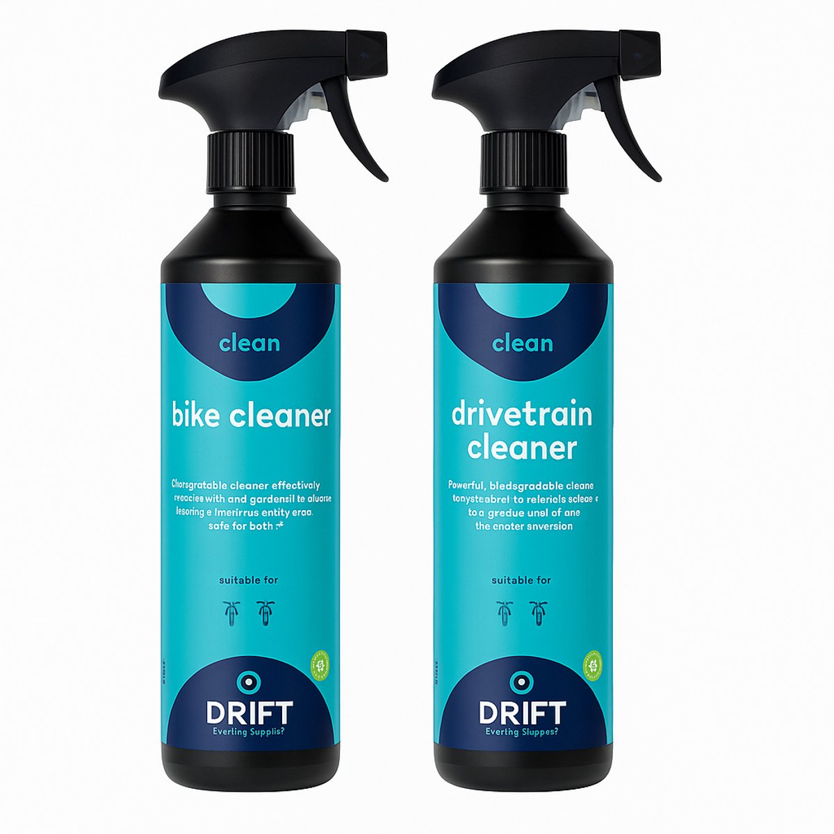 fiets schoonmaak spray - ketting reiniger - Fiets was pakket - Bicycle Cleaning Kit - Bike Essentials Pack 2X 500ml