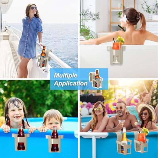 Pool rim cup holder (4 pieces) — afbeelding 3